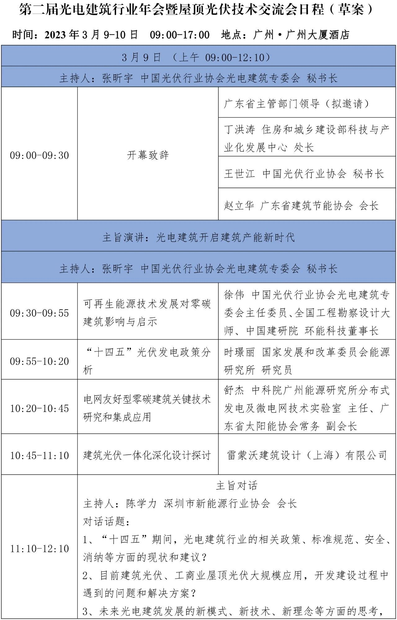 最新日程出炉！第二届光电建筑行业年会暨屋顶光伏技术交流会即将召开(图2)