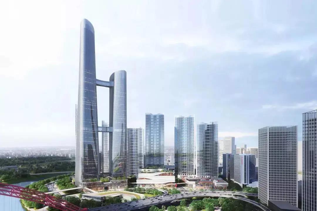 【行业资讯】470米！武汉打造世界最高连廊双子塔(图1)