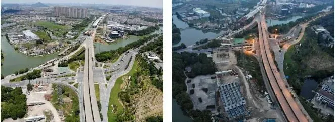 【钢结构·工程】上海宝冶助力绍兴S308省道智慧快速路改造工程二期第二标段全线贯通(图3) 【钢结构·工程】上海宝冶助力绍兴S308省道智慧快速路改造工程二期第二标段全线贯通(图3)