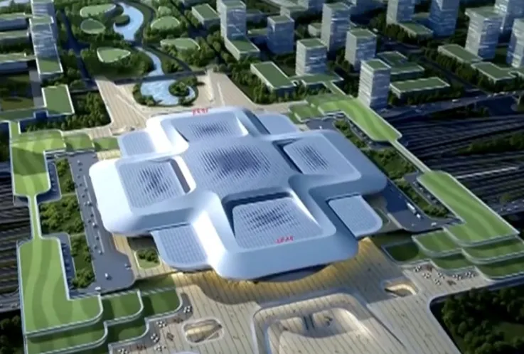 【钢结构·工程】新建常德经益阳至长沙铁路长沙西站站房及相关工程项目钢结构工程顺利开吊(图5) 【钢结构·工程】新建常德经益阳至长沙铁路长沙西站站房及相关工程项目钢结构工程顺利开吊(图5)