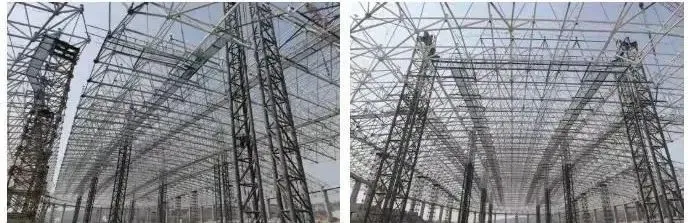 【钢结构·工程】甘肃临洮滑冰馆105米跨度椭圆形屋盖网架封顶(图6) 【钢结构·工程】甘肃临洮滑冰馆105米跨度椭圆形屋盖网架封顶(图6)