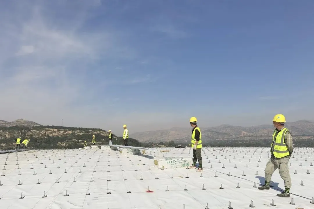 【钢结构·工程】甘肃临洮滑冰馆105米跨度椭圆形屋盖网架封顶(图9) 【钢结构·工程】甘肃临洮滑冰馆105米跨度椭圆形屋盖网架封顶(图9)