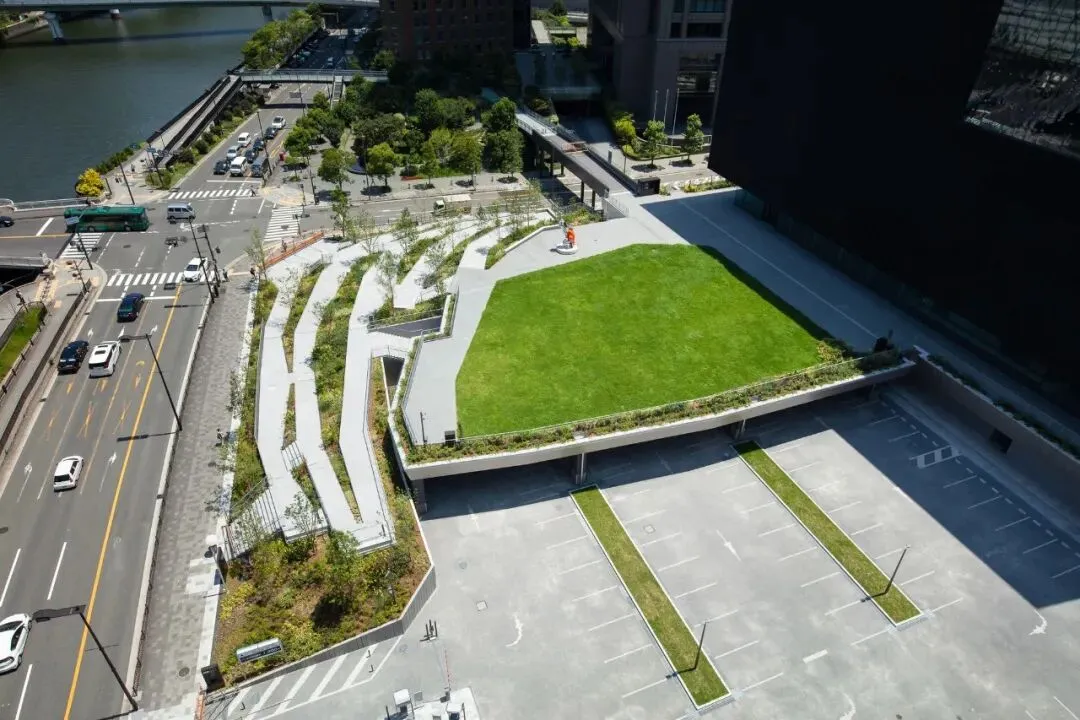 【钢结构·设计】“黑盒子”体量,“漂浮”的钢结构美术馆建筑(图9) 图片