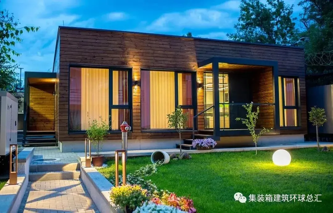 【集装箱房屋·建筑】 大使馆御用建材,金色发光的可持续结构!(图2) 图片