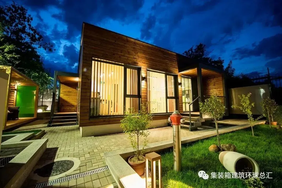 【集装箱房屋·建筑】 大使馆御用建材,金色发光的可持续结构!(图9) 图片