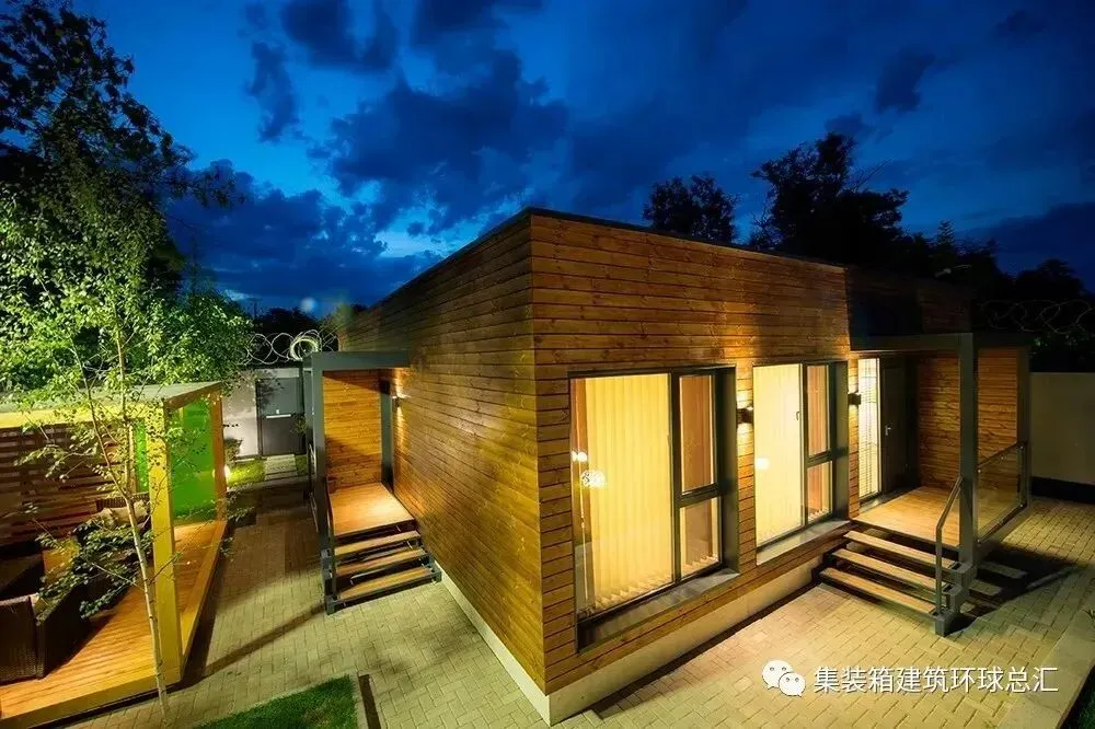 【集装箱房屋·建筑】 大使馆御用建材,金色发光的可持续结构!(图8) 图片