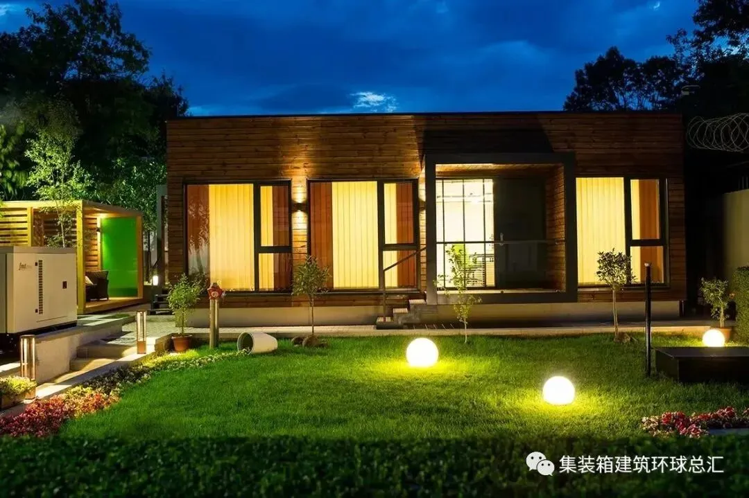 【集装箱房屋·建筑】 大使馆御用建材,金色发光的可持续结构!(图7) 图片