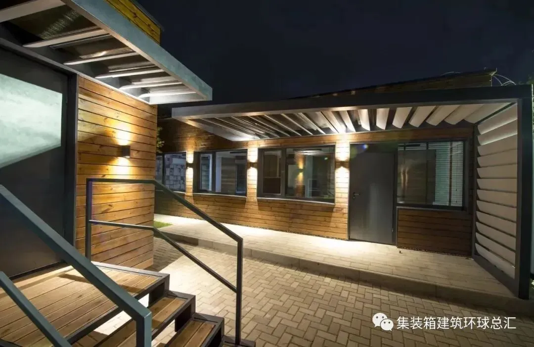 【集装箱房屋·建筑】 大使馆御用建材,金色发光的可持续结构!(图13) 图片