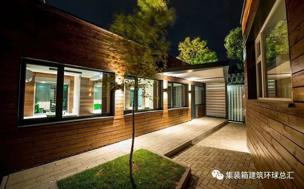 【集装箱房屋·建筑】 大使馆御用建材,金色发光的可持续结构!(图14) 图片