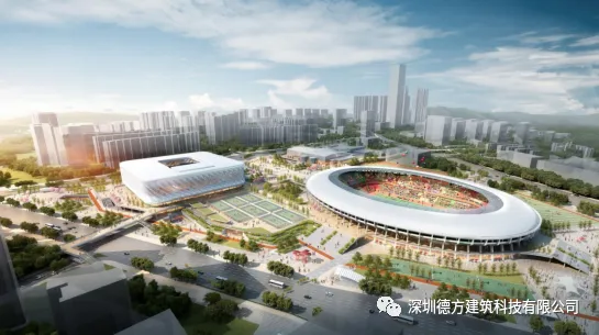 【钢结构·工程】1700吨口字型钢桁架,提升高度为32m——深圳市体育中心改造提升项目(一期)主体工程屋盖口字型主桁架顺利提升(图4) 图片