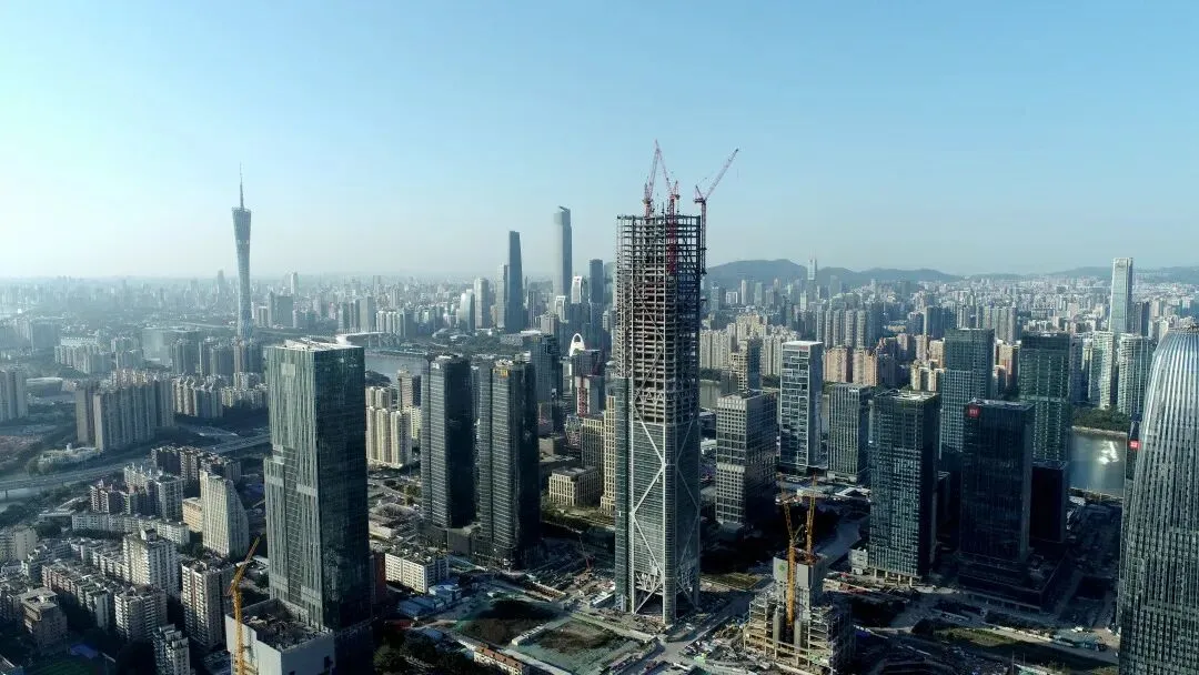 【钢结构·工程】广州广商中心项目主体钢结构封顶(图10) 图片