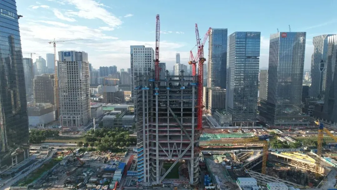 【钢结构·工程】广州广商中心项目主体钢结构封顶(图14) 图片