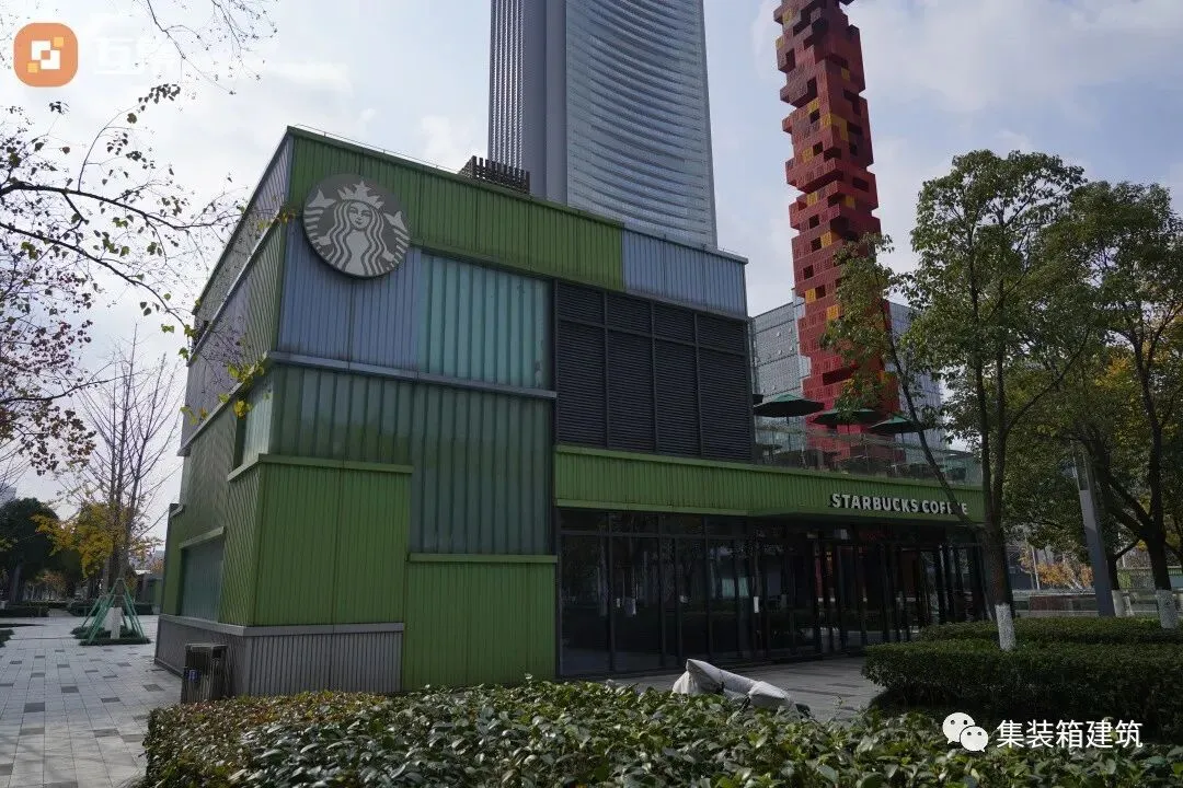 【集装箱·设计】宁波ifc中央广场“地标建筑”,集装箱咖啡馆(图6) 图片