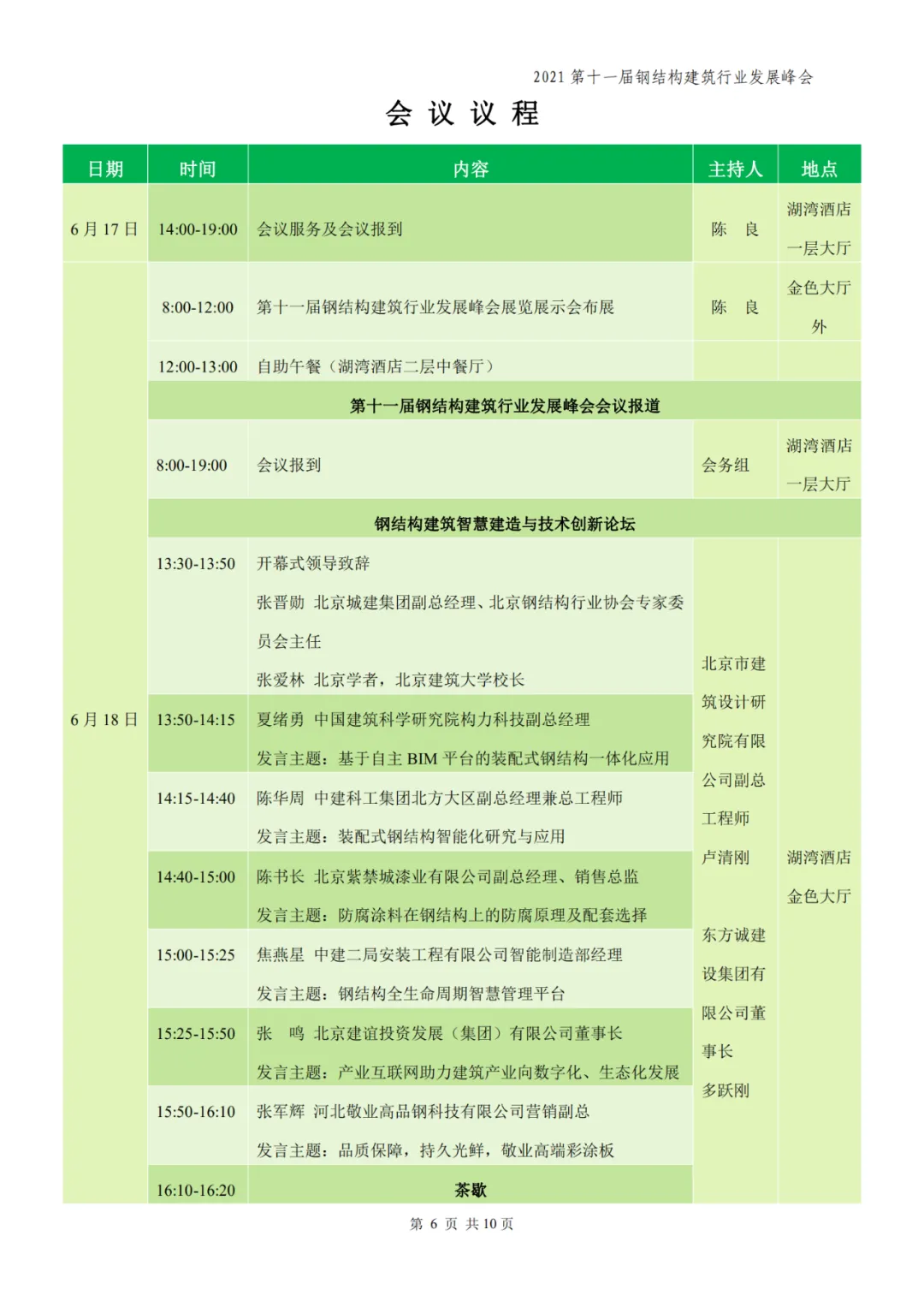 【协会动态】6月18-19日·北京 | 第十一届钢结构建筑行业发展峰会(图9) 【协会动态】6月18-19日·北京 | 第十一届钢结构建筑行业发展峰会(图9)